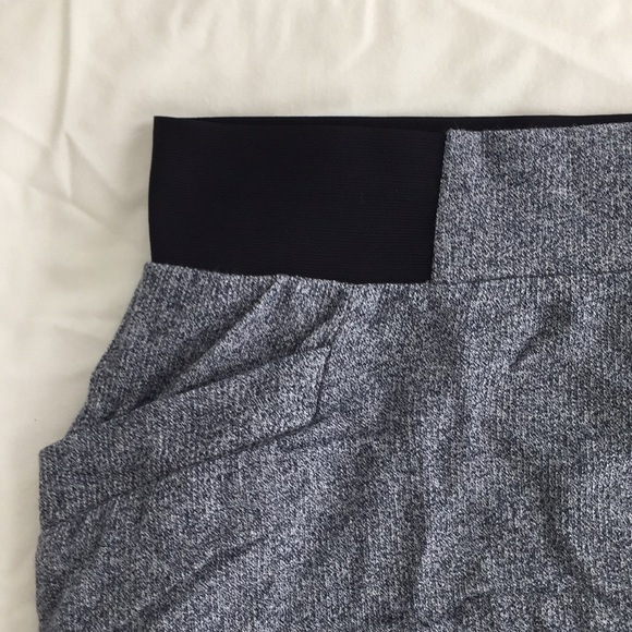 Jersey by Jacob Blue Heathered Mini Skirt - Picture 3 of 8